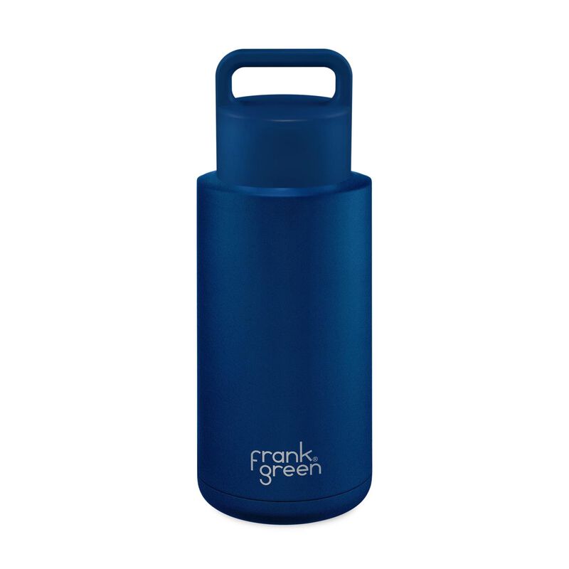 frank green 34oz Ceramic Reusable Bottle Grip Finish with Grip Lid image number 0